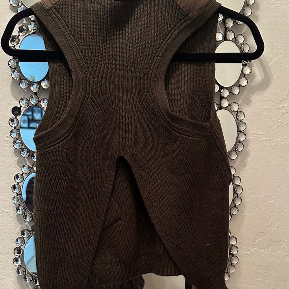 DSQUARED2 Dark Green Sweater Vest NWT - Picture 5 of 6